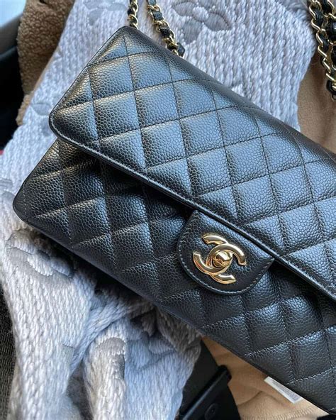 chanel replica real leather|caviar leather vs calfskin.